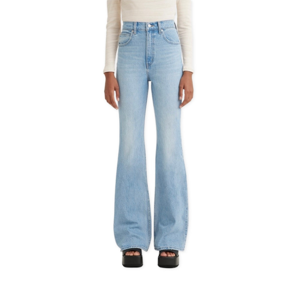 Levi's 70s High Flare Jeans - Light Wash Jeans - High Rise Jeans - Lulus