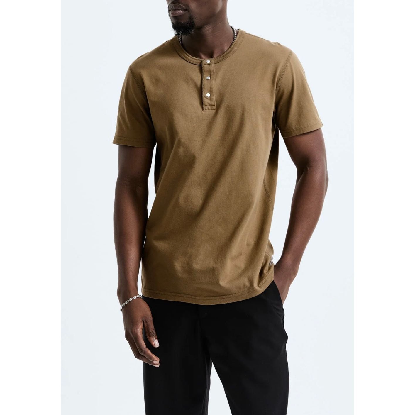 REIGNING CHAMP Lightweight Henley T-shirt