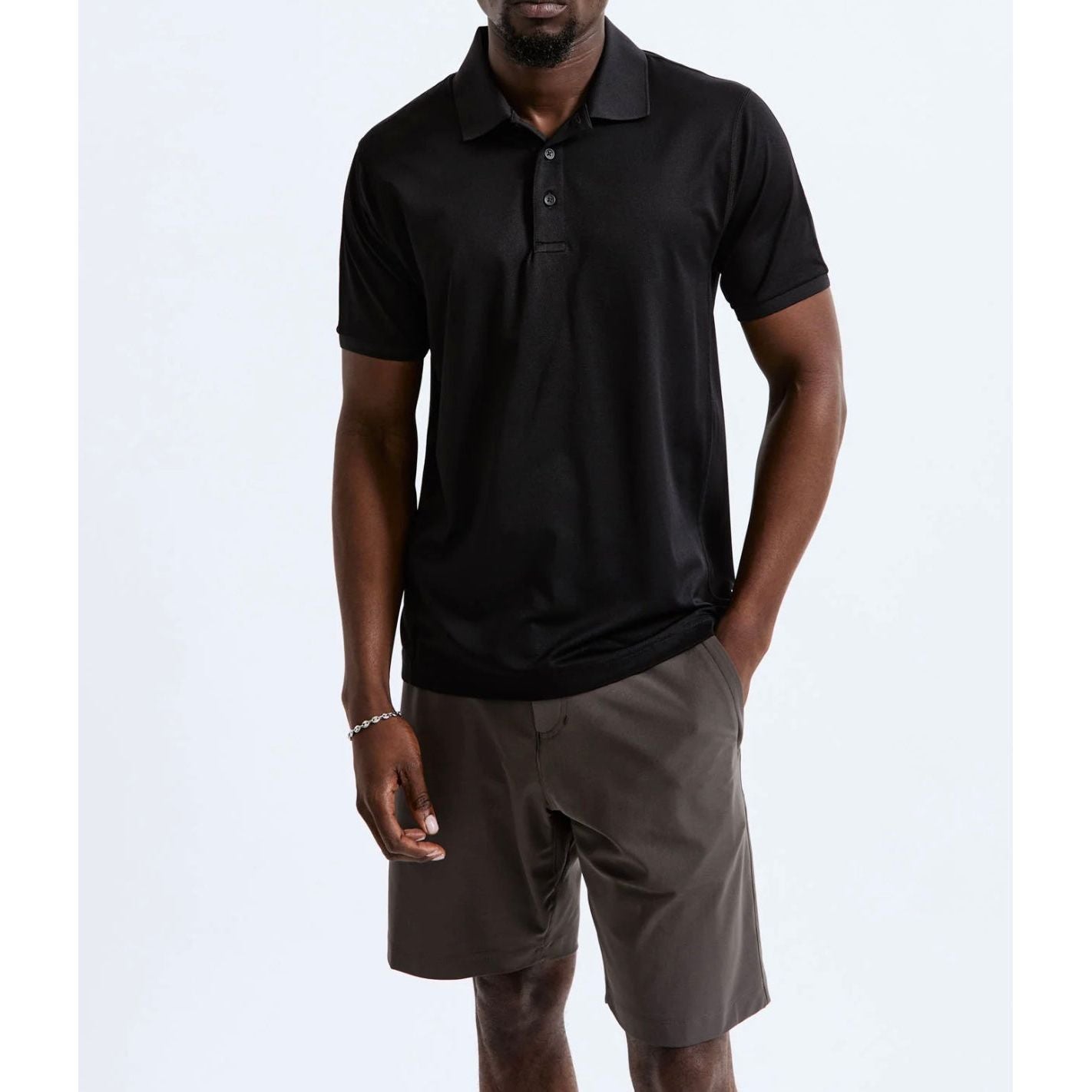 REIGNING CHAMP Tech Pique Polo T-shirt