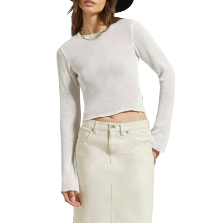 BRIXTON Sheer Knit Long Sleeve