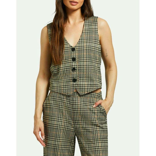 BRIXTON Menswear Plaid Leisure Vest